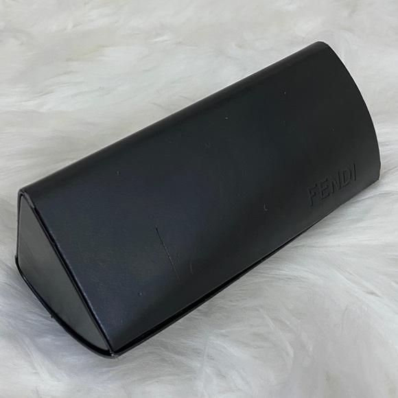 Fendi Twist Close Hard Glasses Case w/ Logo - Picture 2 of 3